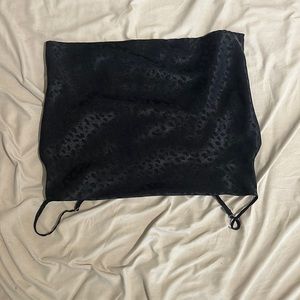 Forever 21 black top, silky material